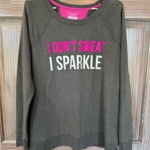 Tek Gear Charcoal and Magenta Sweatshirt